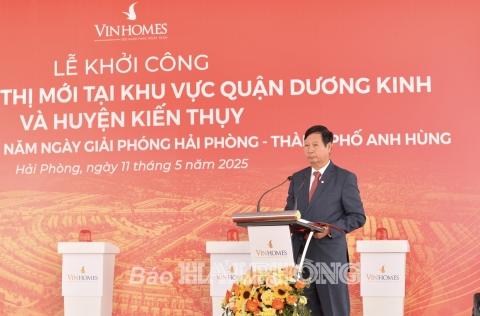Khởi công Vinhomes Golden city ,Khu đô thị mới dương kinh, kiến thụy Khởi công Vinhomes Golden city ,Khu đô thị mới dương kinh, kiến thụy