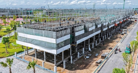 Tiến độ thi công xây dựng Dự án Vinhomes Golden city Dương kinh