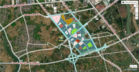 Vị trí Vinhomes Golden City Dương Kinh