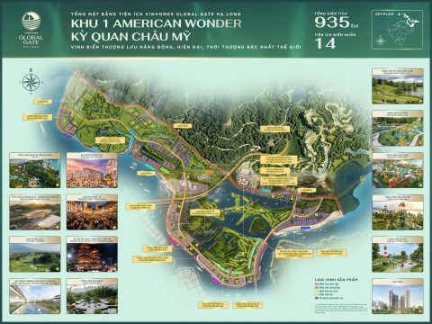 Tìm hiểu Phân khu kỳ quan châu mỹ Vinhomes Hạ Long xanh